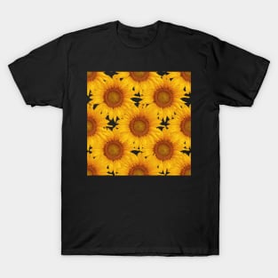 Sunflower 3 Tile T-Shirt